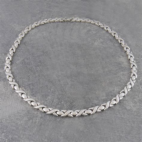 Sterling Silver Hugs And Kisses Necklace By Otis Jaxon