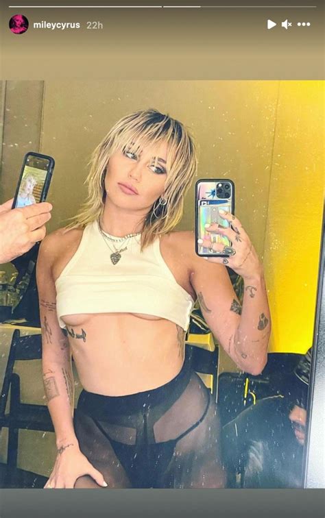 Miley Cyrus Just Simultaneously Showed Off Her Underboob And Her Thong