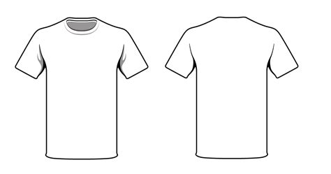 T Shirt Outline Vector