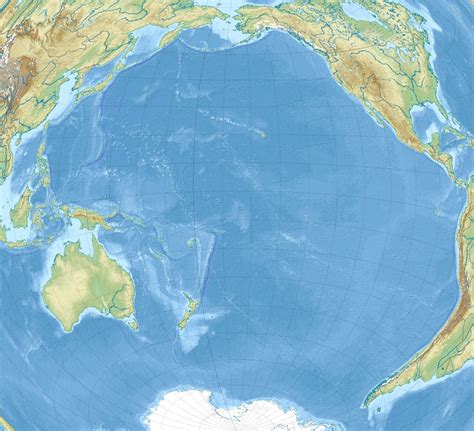 Carte De Locéan Pacifique Océan Pacifique Archives Voyages Cartes