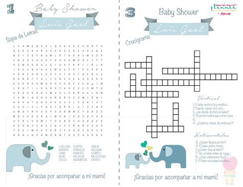 Crucigrama Baby Shower Sopa De Letras Babyshower Word Search Wordmint