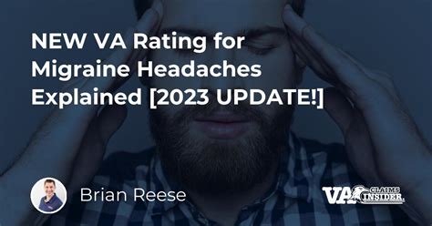 New Va Rating For Migraine Headaches Explained 2023 Update