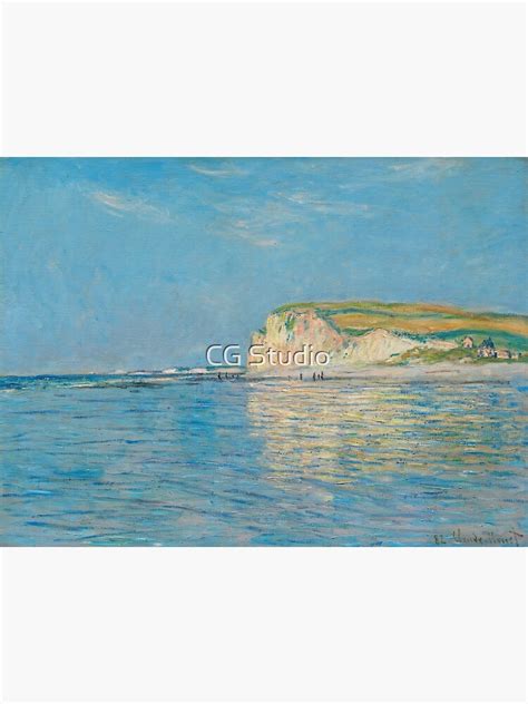 Low Tide At Pourville Near Dieppeby Claude Monet Poster For Sale By