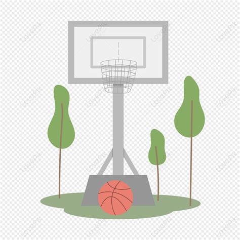 籃球場ai圖案素材免費下載，可愛卡通圖片，尺寸2000 × 2000px Lovepik