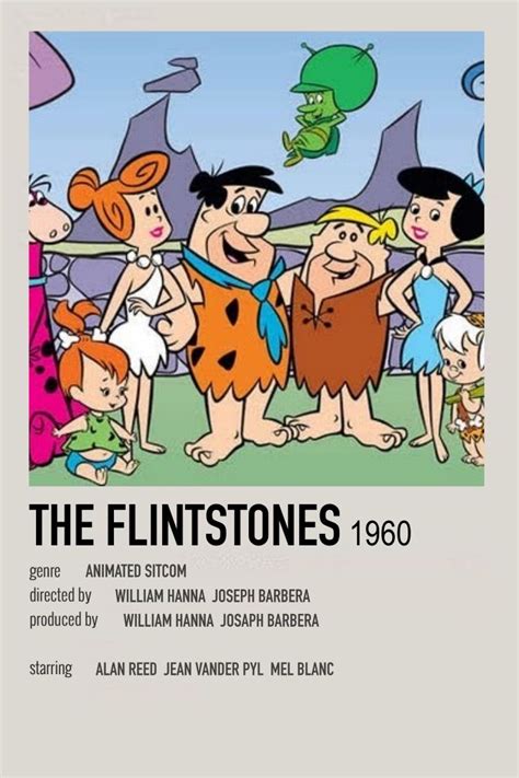 The Flintstones By Cass Posters De Filmes Minimalistas Cartazes De