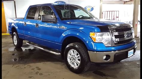 2014 Blue Ford F 150 4x4 Supercrew Xlt Pre Owned Review Pg Motors