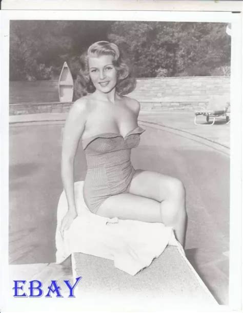 Rita Hayworth Sexy Leggy In Swimsuit Vintage Photo Eur Picclick It