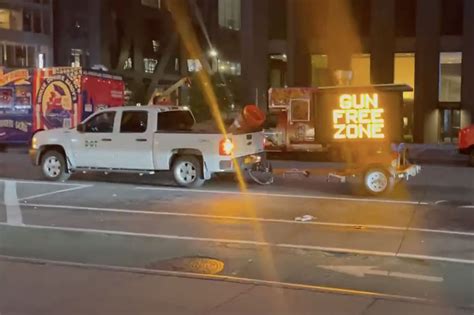 Nyc Trucks With Mobile Billboards Warn Against Bringing Guns To Times