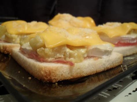 Recette - Toast au fromage, jambon | 750g