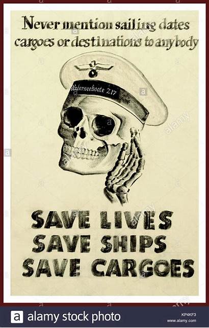 Propaganda Ww2 Poster German Drawing British Boat