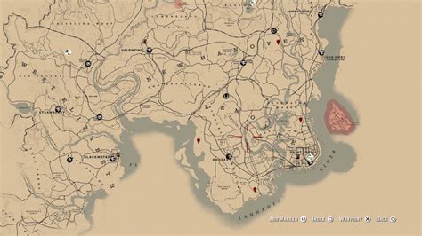 Rdr2 Grave Locations Map