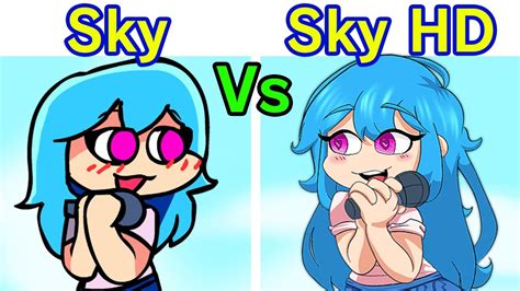 Friday Night Funkin Sky Vs Sky Hd Full Week Cutscenes Fnf Modhard