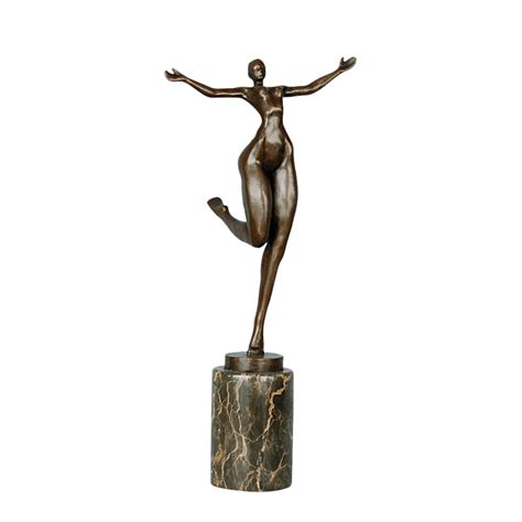 Hugging Pose Nude Female Statue Bronze Modern Abstract Sculpture Art Naked Woman Figurine Marble