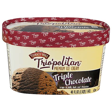 Turkey Hill Ice Cream Premium Triple Chocolate Fl Oz Chocolate