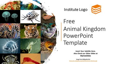 Free Animal Kingdom Powerpoint Template Myfreeslides