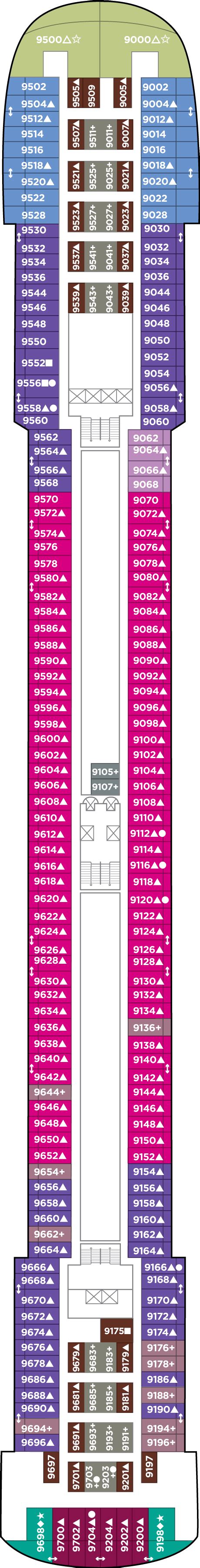 pride of america deck plans cruiseind