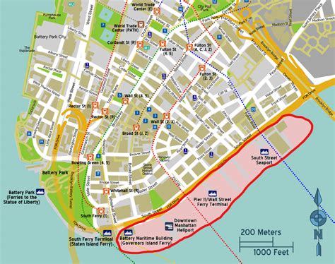 Printable Street Map Of Manhattan New York City United States Map