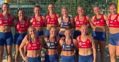 Norwegian Women S Beach Handball Team Fined For Refusing To Play In