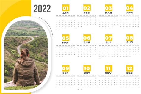 Copy Of Travel Calendar 2022 Postermywall