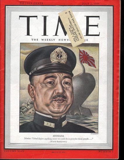 Time July 3 1944 Time Magazine Life Magazine Covers Magazine Cover