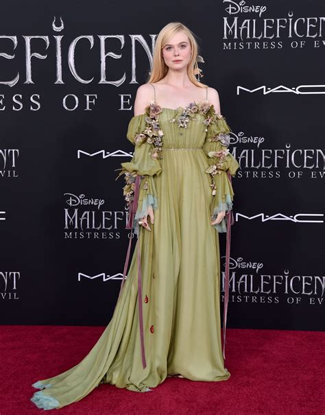 Elle Fanning Was Enchanting In Gucci For The Maleficent Mistress Of