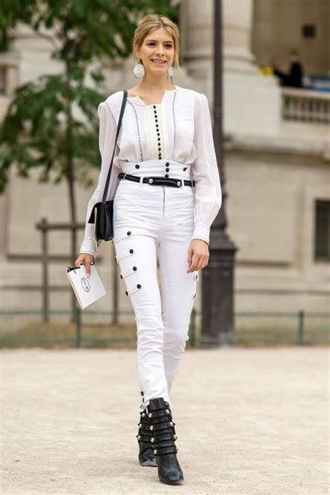 How To Wear White Denim Celebrities In White Jeans