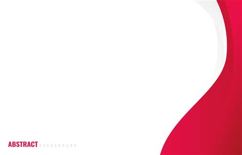 Abstract Red And White Wave Background Template 11498474 Vector Art At