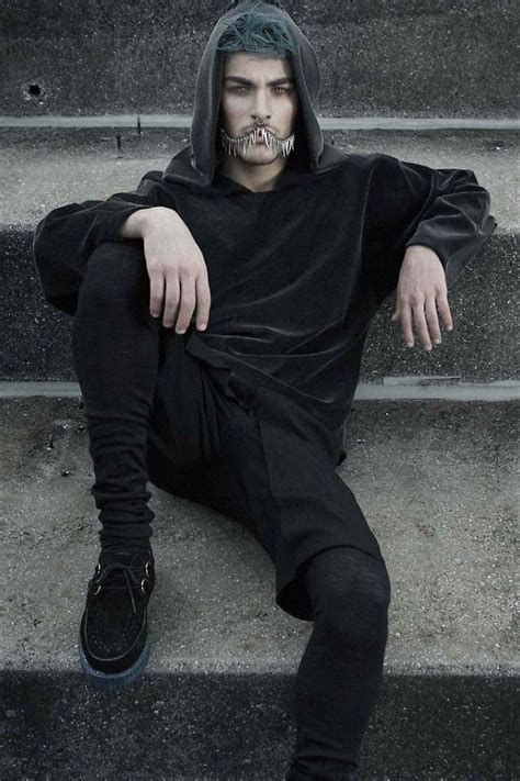 Dark Fashion Grunge Guys Goth Guys Apocalyptic Fashion