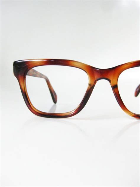 vintage 1960s horn rim glasses tortoiseshell amber womens etsy horn rimmed glasses glasses