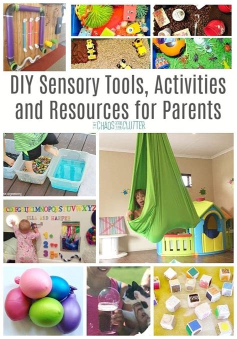 Diy Sensory Tools Activities And Resources For Parents