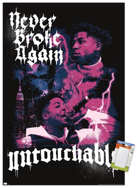 Nba Youngboy Untouchable Wall Poster 14725 X 22375