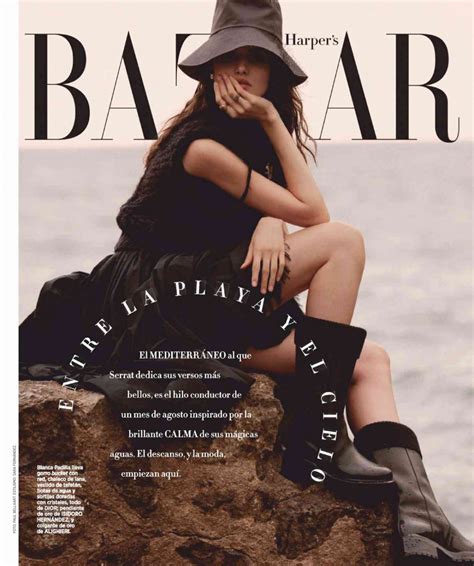 Blanca Padilla Harpers Bazaar Magazine Spain August 2019 Issue