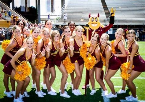 Pin By Lauren Werder On Asu Grad Cheerleading Nfl Cheerleaders