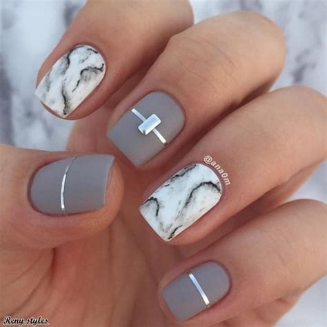 15 Trendy And Tasteful Marble Nails Youll Love Reny Styles Pretty