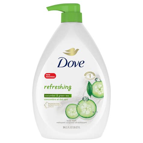 Save On Dove Refreshing Body Wash Cucumber And Green Tea Pump Order