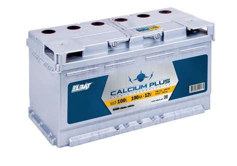 Elbat Calcium Plus 6st 100ah Lead Acid Battery Low Maintenance