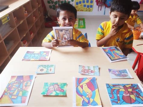 Visual Arts For Kindergarten Gd Goenka Global School