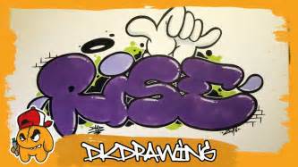Graffiti Tutorial How To Draw Rise Graffiti Bubble Style Letters