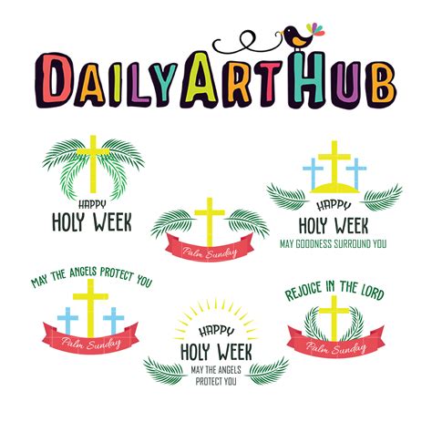 Holy Week Banners Clip Art Set Daily Art Hub Free Clip Art Everyday