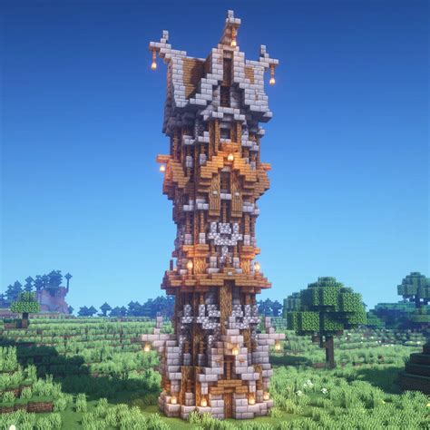 Thoughts On My Medievalfantasy Tower Design Rminecraft
