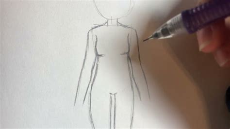 cách vẽ body anime how to draw anime girl full body easy tutorial