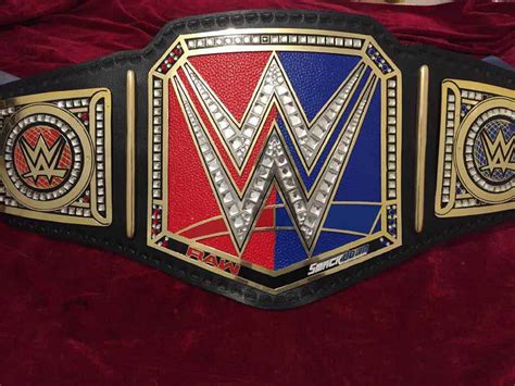 Wwe Raw Vs Smackdown Championship Belt Real Leather Adult Etsy
