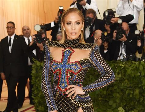 Jennifer Lopez From 2018 Met Gala Red Carpet Fashion E News