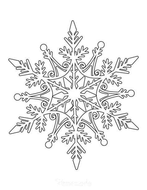 Snowflakes Coloring Page Home Interior Design