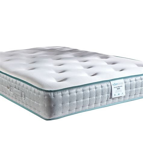 Intercoil euro memory pocket spring mattress. 4ft6" Double Mattress Eden Sleep Pocket Memory 1000 | Oak ...