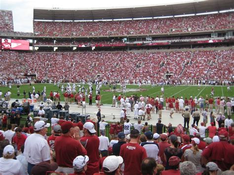 Bryant Denny Stadium Interactive Seating Chart