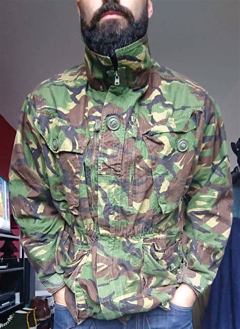 British Military Army Dpm Woodland Camo Field Jacket Size Etsy