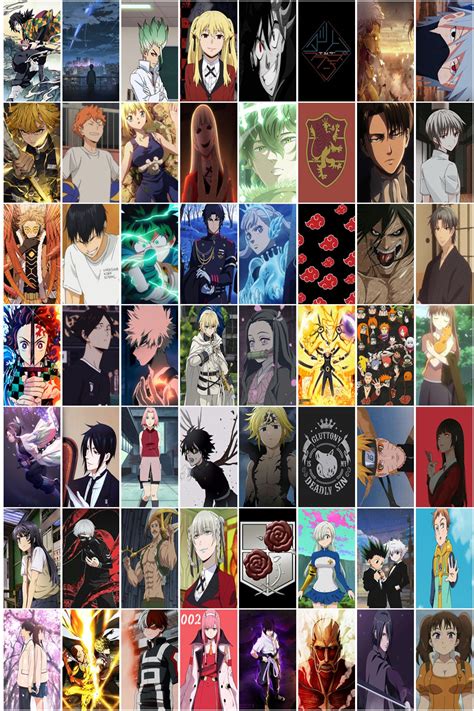 Anime Wand Collage Kit Anime Collage Kit Manga Wand Kit Etsy