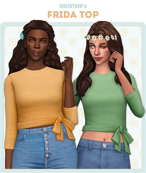 Frida Top Solistair On Patreon The Sims 4 Pc Sims 4 Teen Sims 4 Mm