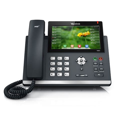 New Yealink Sip T48g Voip Phone With Large Color Touch Screen Now